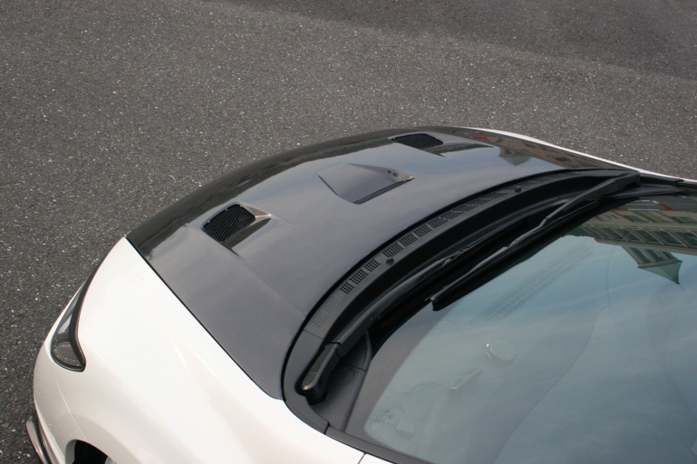 チャージスピード CIVIC TYPE-R FD2 ボンネット ダクト付 カーボン製