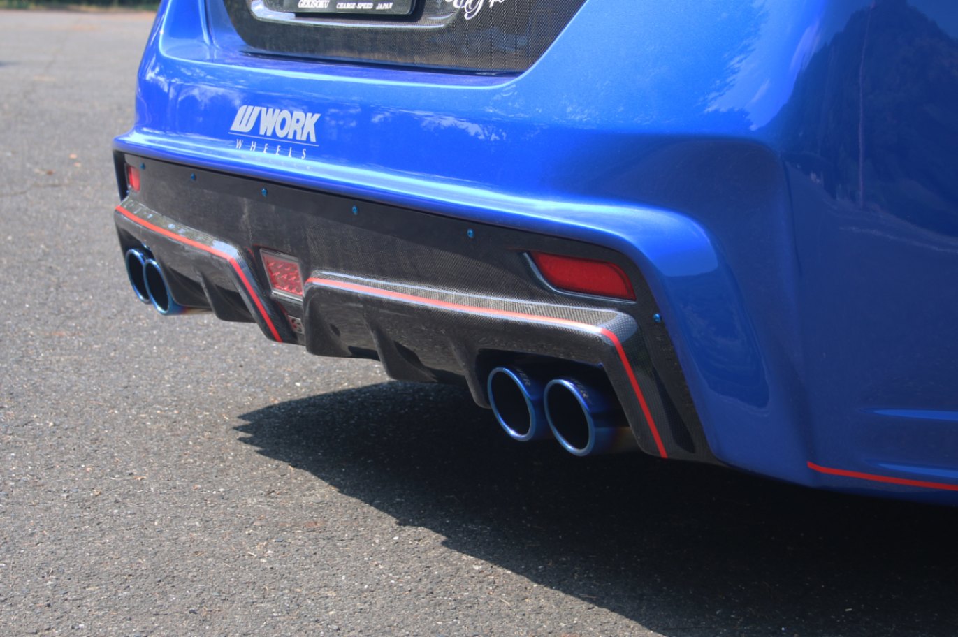チャージスピード WRX STI/S4 VA# リアバンパー TYPE-2 FRP製