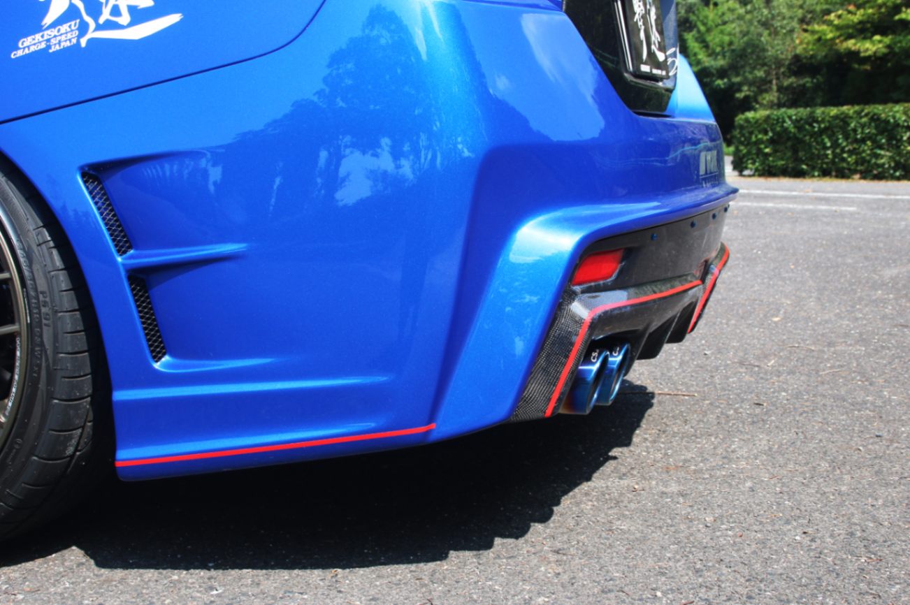 チャージスピード WRX STI/S4 VA# リアバンパー TYPE-2 FRP製