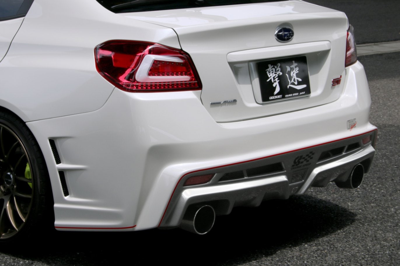 チャージスピード WRX STI/S4 VA# リアバンパー TYPE-3 FRP製