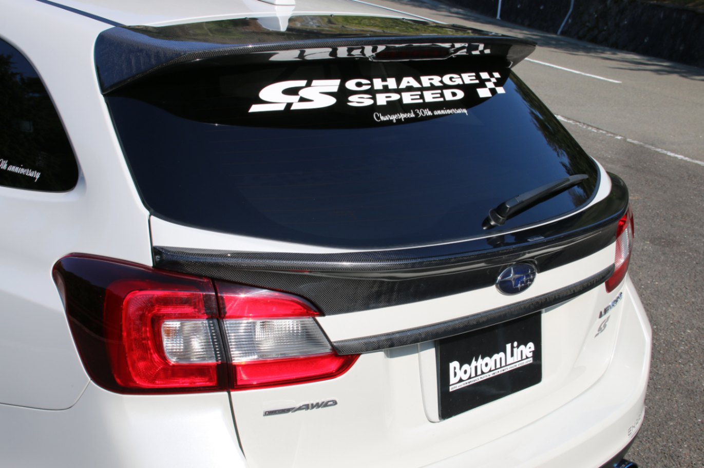 新品未使用 チャージスピード カーボン BOTTOM LINE TYPE-1 フロント スポイラー リップ レヴォーグ VMG VM4 チャージスピード LEVORG VM# A/B/C リアウエストスポイラー FRP製