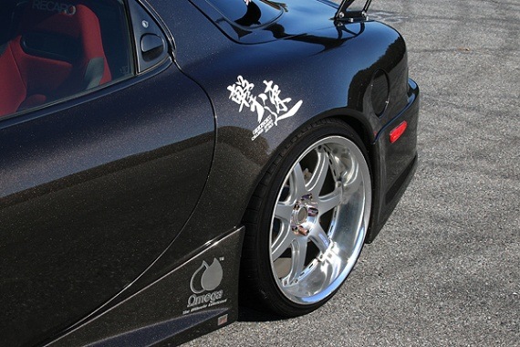 チャージスピード RX-7 FD3S リアフェンダー FRP製 片側50mmワイド  