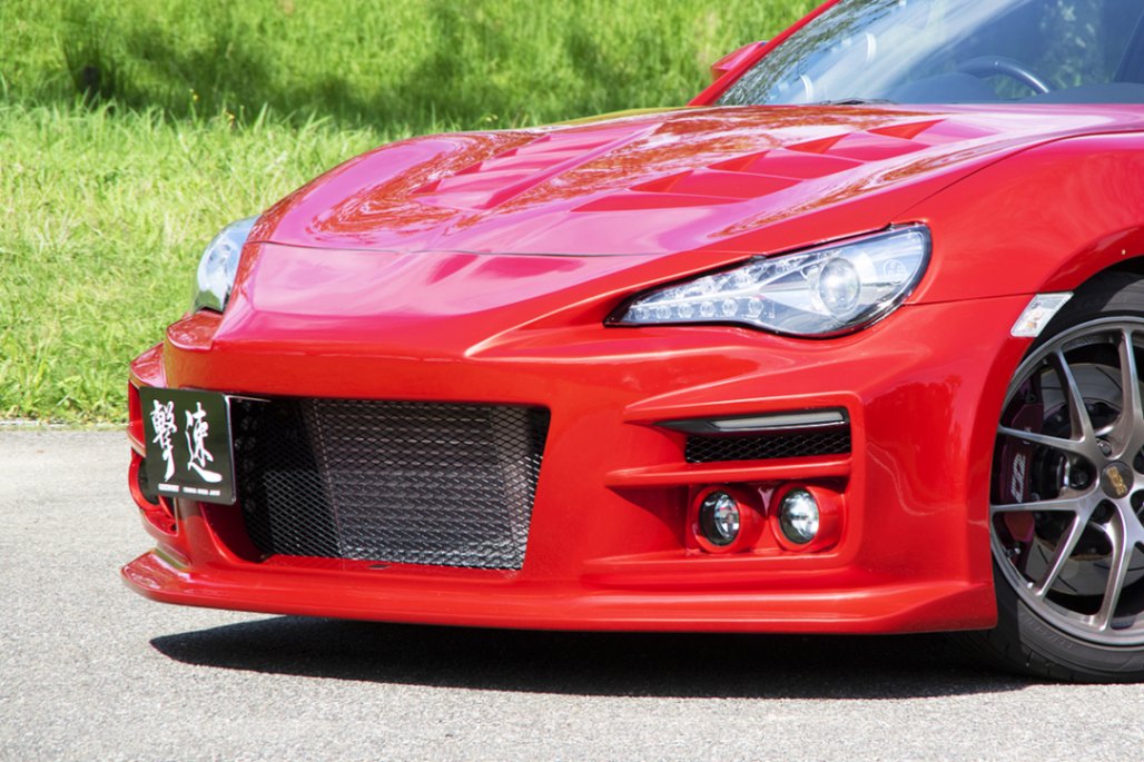 チャージスピード BRZ ZC6 フロントバンパー TYPE-3 FRP製 ※専用LED