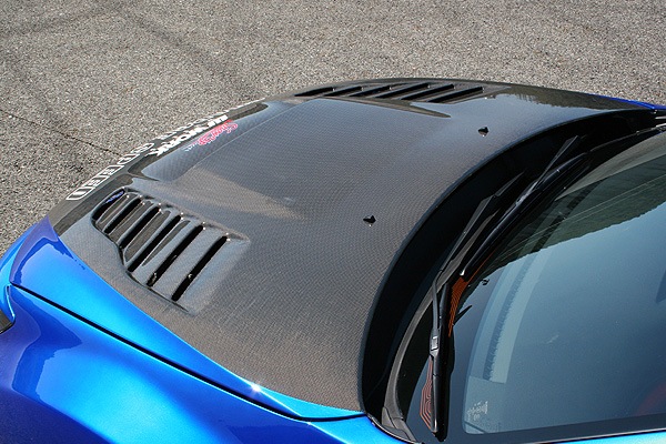 チャージスピード IMPREZA WRX STI GV＃ ボンネット ダクト付 カーボン