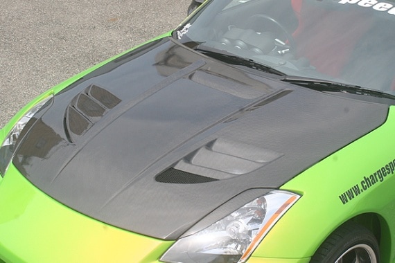 チャージスピード FAIRLADY Z Z33 ボンネット ダクト付 FRP製