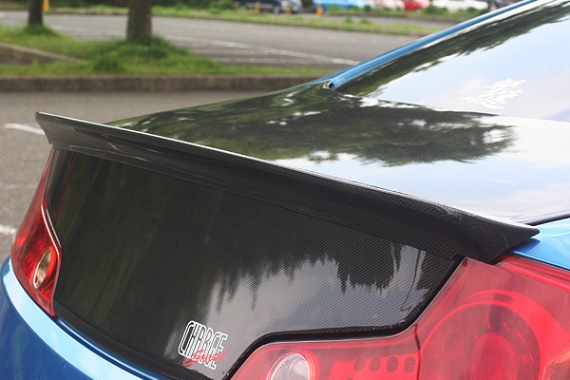 チャージスピード SKYLINE COUPE CPV35 リアスポイラー カーボン製 