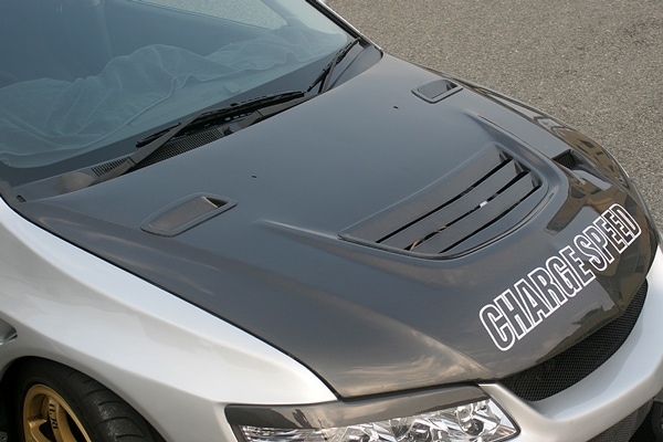 チャージスピード LANCER EVOLUTION CT9A ボンネット ダクト付