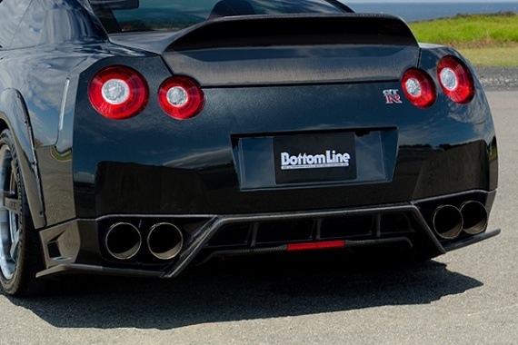チャージスピード GT-R R35 中期 リアディフューザー＆ボトムライン 