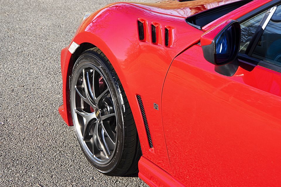 チャージスピード BRZ ZC6 フロントフェンダー ダクト付 片側5mmワイド