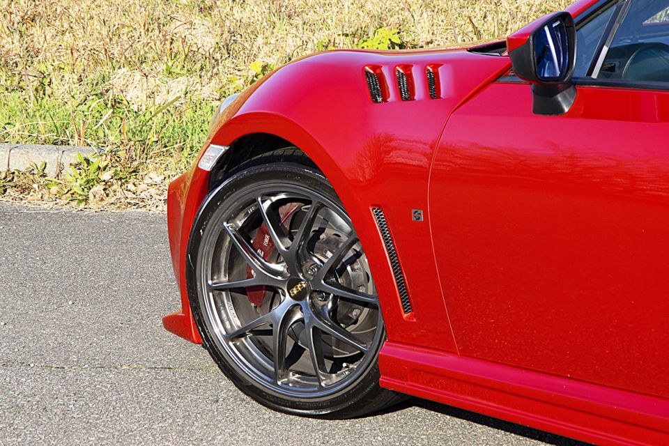 チャージスピード BRZ ZC6 フロントフェンダー ダクト付 片側5mmワイド