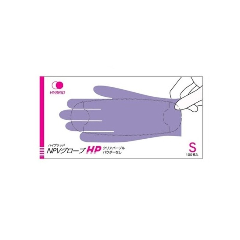 【組み合わせ自由！サイズ混在OK、選べる4ケース】 ハイブリッドNPVグローブHP［100枚×20箱］×4ケース　合計80箱