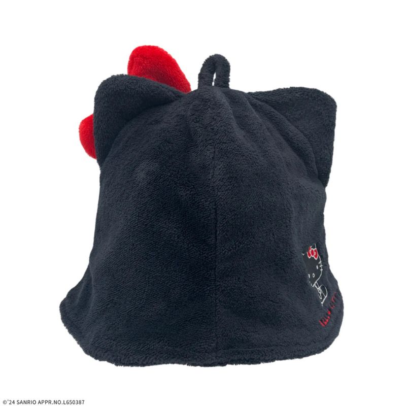 サウナハット Hellokitty ブラック SRSL021[5個入]　