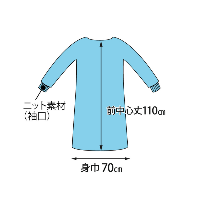 ファーストレイト IS不織布ガウン204 FR-204 30枚［4箱入］