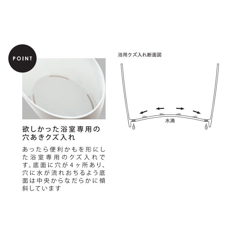 アンティプロ 浴用クズ入れ