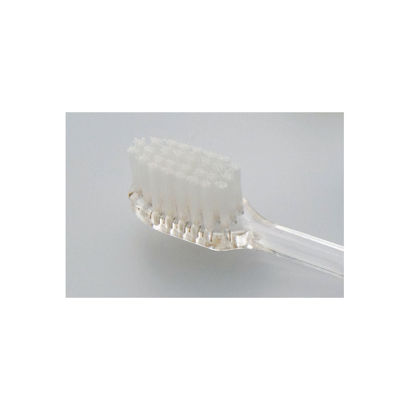 〈クリアOP〉歯ブラシセット クリスタ28穴 3gシュリンク［2,000本入］全5色