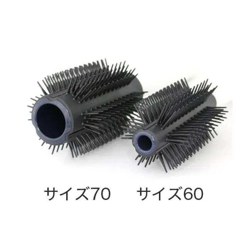 タングルティーザー クイックロールブラシ 60㎜ ホワイト［2本入］