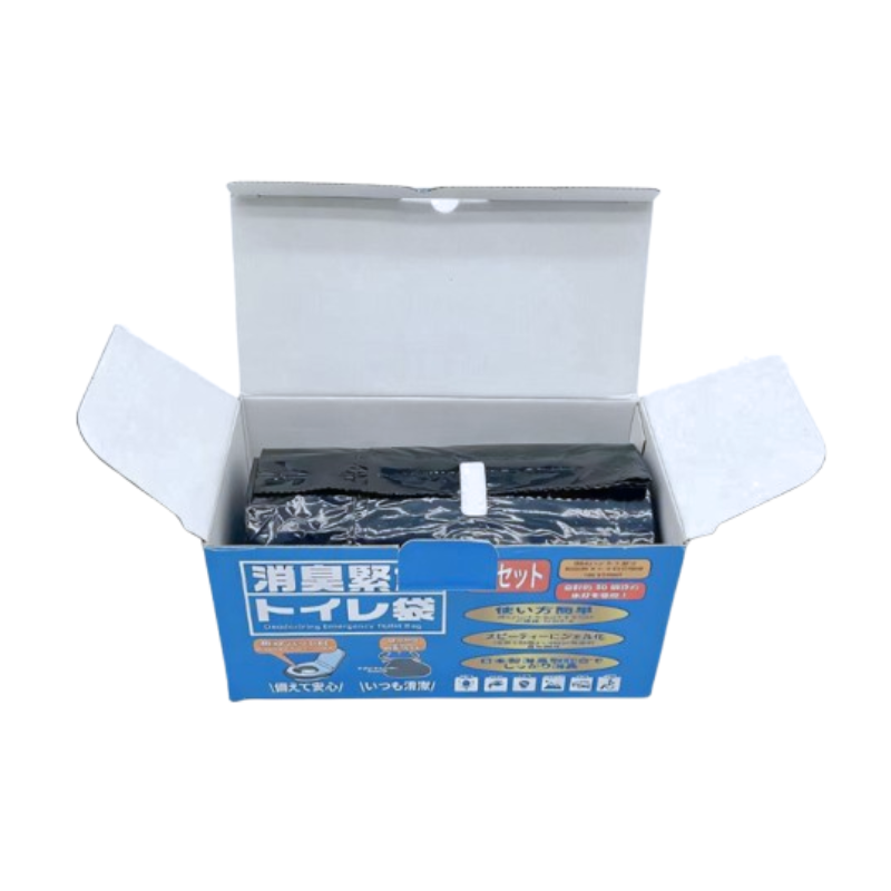 ニューフレックス 消臭緊急トイレ袋<10セット> KKTO-10［32箱入］