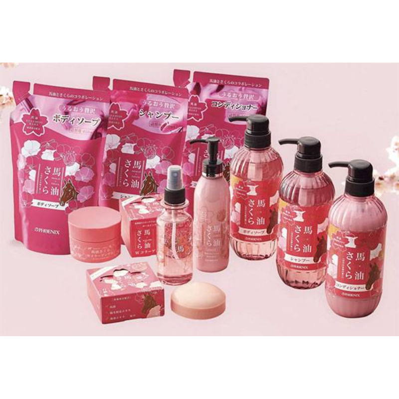 【店販商品】馬油さくら ボディソープ 500ml ［15個入］