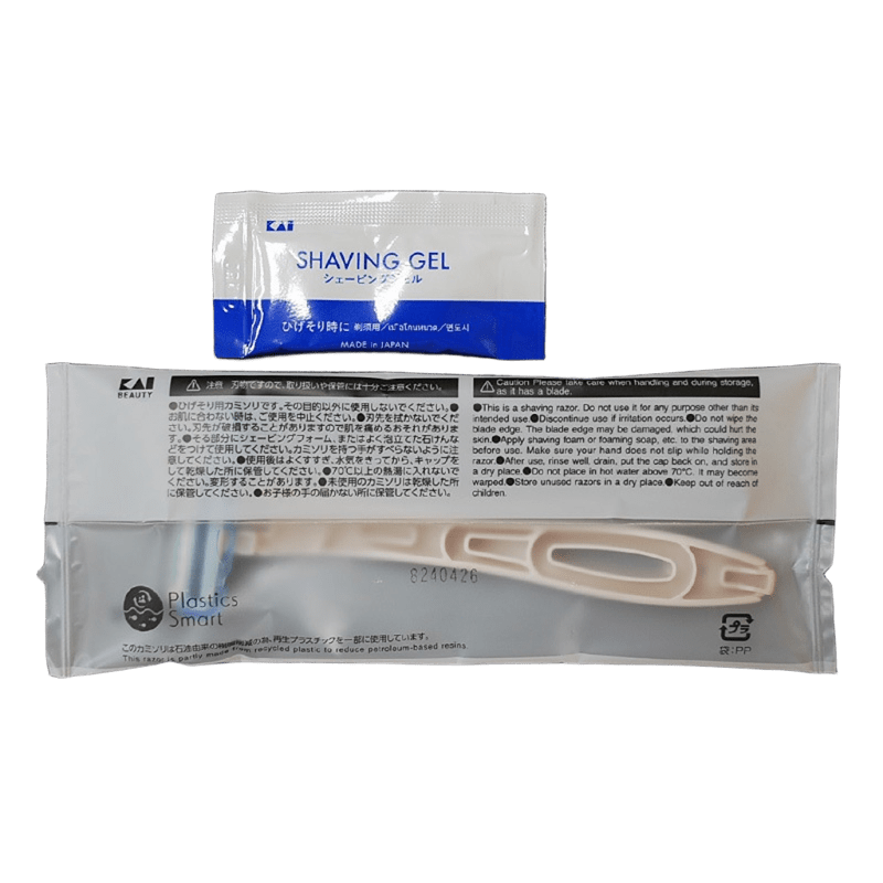 カミソリ エアロ 3枚刃 白 ジェル3g AE-P［500本入］ 【スーパーイーゴス】