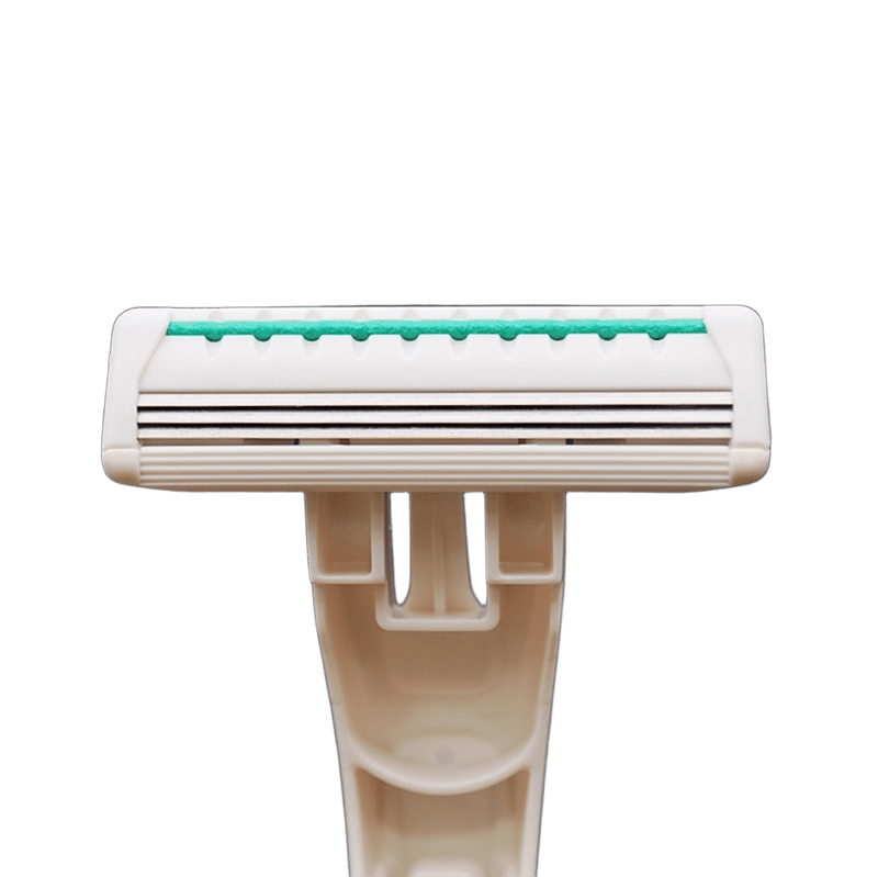 カミソリ エアロ 3枚刃 白 ジェル3g AE-P［500本入］ 【スーパーイーゴス】