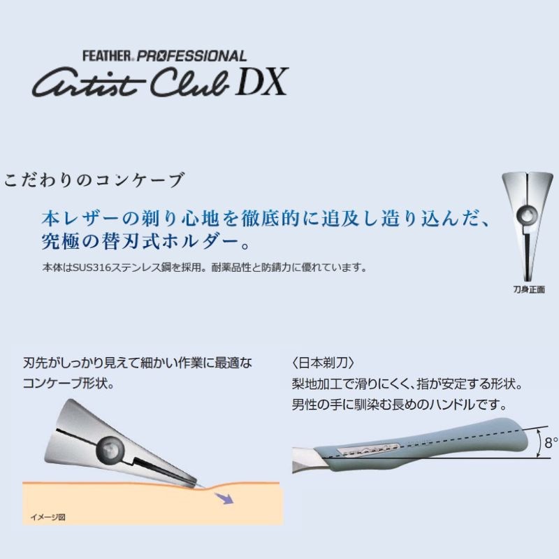 フェザー アーティストクラブDX 日本剃刀