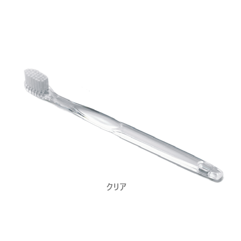 〈クリアOP〉歯ブラシセット クレール28穴 3gシュリンク［2,000本入］全4色