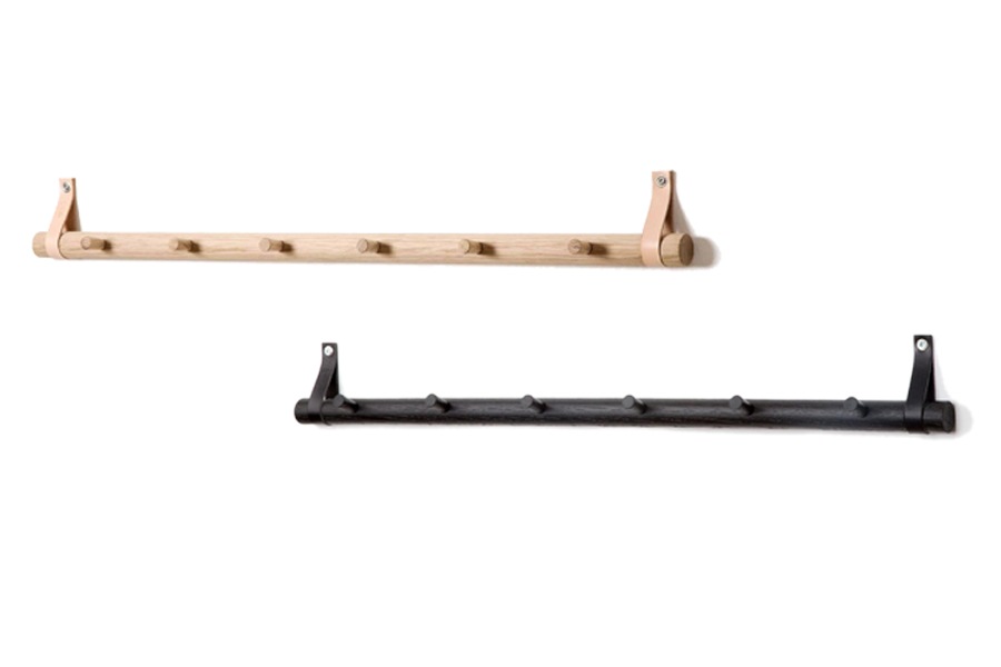 by Wirth コートハンガー/ウォールフック オーク材天然木レザー Rack 6 dot 幅80cm - 北欧インテリア雑貨と家具の通販サイト | CHLOROS (クロロス) by Wirth コートハンガー/ウォールフック オーク材天然木レザー Rack 6 dot 幅80cm - 北欧インテリア雑貨と家具の通販サイト | CHLOROS (クロロス)
