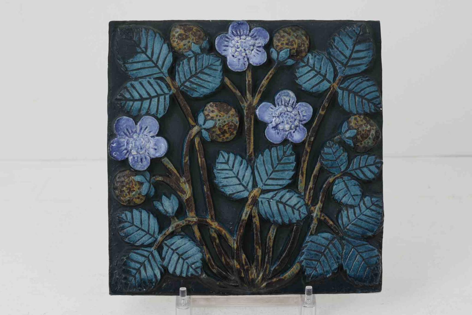 リサラーソン　陶板 Lisa Larson リサラーソン 陶板 UNIK Faglar 2羽の鳥 No.527