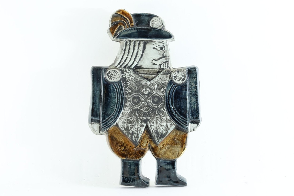 Lisa Larson リサ ラーソン 陶板 近衛兵 DRABANT No.243