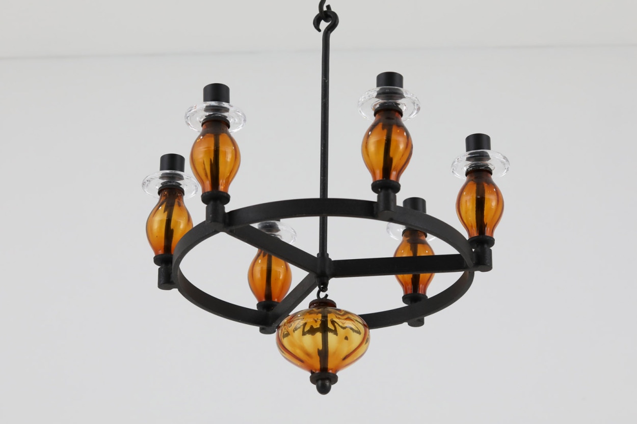 Erik Hoglund エリックホグラン NYBRO社 キャンドルホルダー 5連 Erik