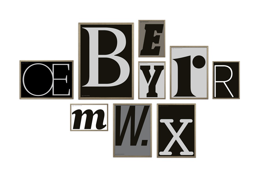 Playtype アルファベット ポスター アートプリント Berlingske R 北欧インテリア雑貨と家具の通販サイト Chloros クロロス