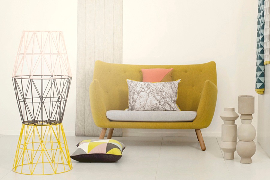 ferm LIVING(ファームリビング) ワイヤーバスケット 直径40×35cm S