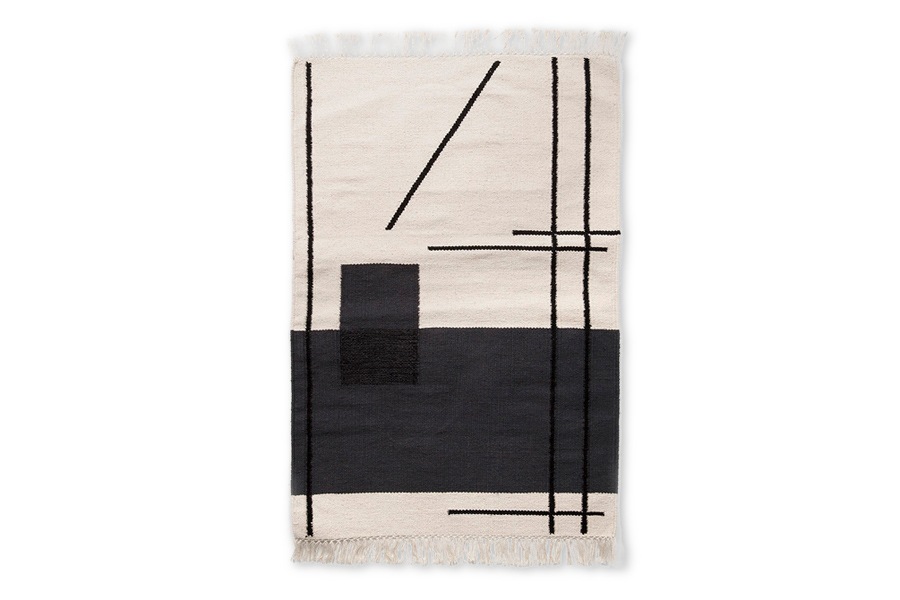 ferm LIVING(ファームリビング) コットン キリムラグ/玄関マット 60×100cm オフホワイト-CHLOROS ferm LIVING(ファームリビング) コットン キリムラグ/玄関マット 60×100cm オフホワイト-CHLOROS