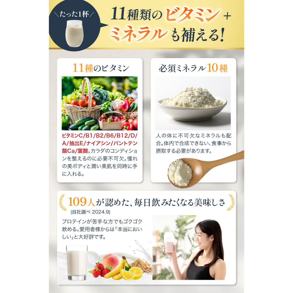 BEAUTY PROTEIN CS72 ソイプロテイン 300g ピーチ味 10食分 女性向け