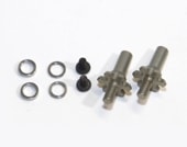 Adjustable Front Hex Hub Axle Set
