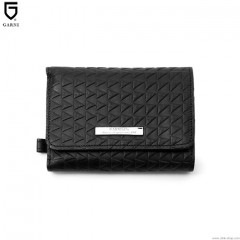 GARNI TRIANGLE CHIP THREE FOLD WALLET - BLACK [GL18013]