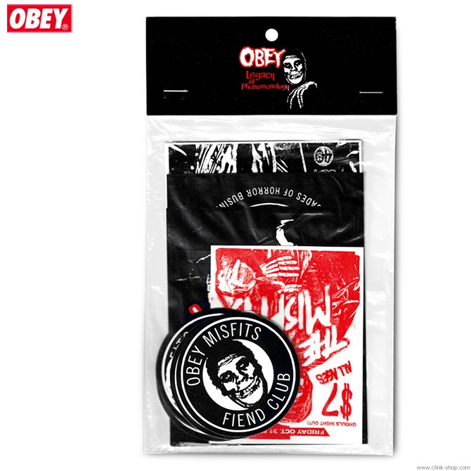 CLINK｜OBEY MISFITS STICKER PACK｜東京・吉祥寺｜SOFTMACHINE・BLUCO
