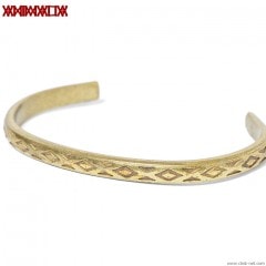 ANIMALIA WARRIOR BANGLE (BRASS) [AN17S-AC03]