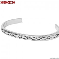 ANIMALIA WARRIOR BANGLE (SILVER) [AN17S-AC03]
