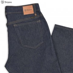 BRIXTON LABOR 5-POCKET DENIM PANT - RELAXED FIT - (RAW INDIGO)