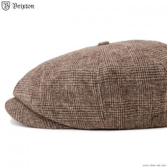 BRIXTON BROOD ADJUSTABLE SNAP CAP (BROWN��TAN)