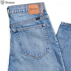 BRIXTON METHOD 5-POCKET DENIM PANT - LOOSE FIT - (FADED INDIGO)