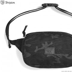 BRIXTON STEWART HIP PACK (BLACK/CAMO)