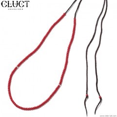 CLUCT BEADS NECKLACE (RED) #02385