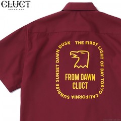 CLUCT S/S SOLID SHIRT (MALOON) #03015