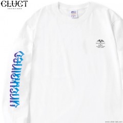 CLUCT UNCHAINED GRADATION L/S TEE (WHITE) #02995