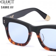 CLUCT  SABRE SUNGLASSIES (TWO TONE / BLUE LENS) #04000