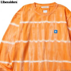 LIBERAIDERS TYE DYE STRIPED L/S TEE (ORANGE) #76503