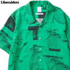 LIBERAIDERS SPACE RACE SHIRT (GREEN ) #71201