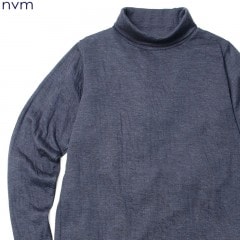 NVM RLX HIGH NECK (NAVY) [NVM16A-CS02]